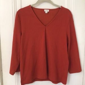 J Crew Pullover V-Neck Top